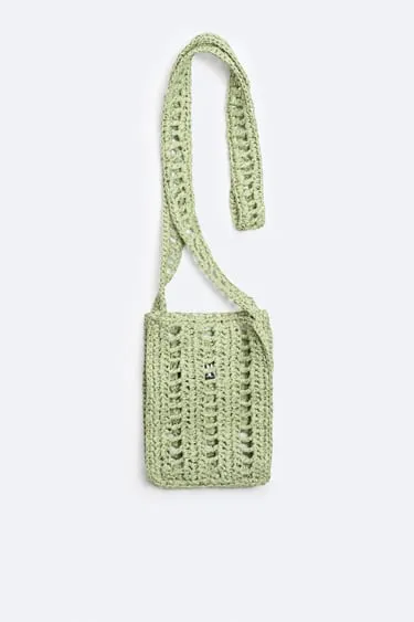 Плетеная мини-сумка
