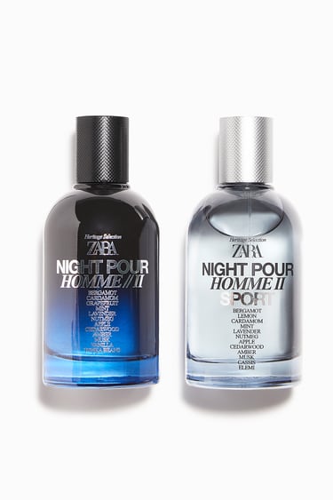 Набор парфюмированной воды - NIGHT POUR HOMME II + NIGHT POUR HOMME II SPORT 100ML / 3.38 oz