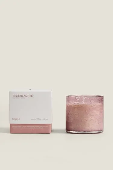 (250 G) NECTAR AMBRé SCENTED CANDLE